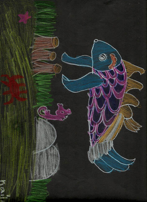 Kaila fish black paper0002