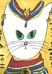 Samantha age 6 Egyptian Cat0001